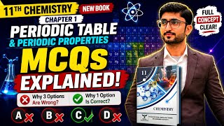 11th Chemistry Chapter 1 MCQs Explained | Periodic Table & Periodic Properties | New Book 2026