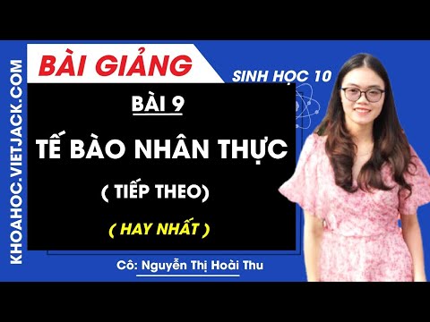 Tế bào nhân thực (Tiếp theo) - Bài 9 - Sinh học 10 - Cô Nguyễn Thị Hoài Thu (HAY NHẤT)