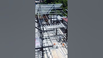 Quán cafe nhà khung thép quay từ flycame #nhakhungthep #nhatienche #daisvietnam #shorts