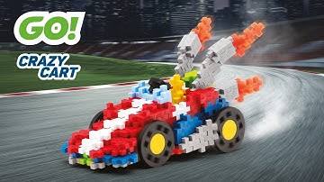Plus-Plus Go! Building the Crazy Cart - Stop Motion