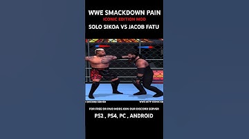 WWE HCTP ICONIC EDITION mod | SOLO SIKOA VS JACOB FATU SmackDown Here Comes the pain #wwemods