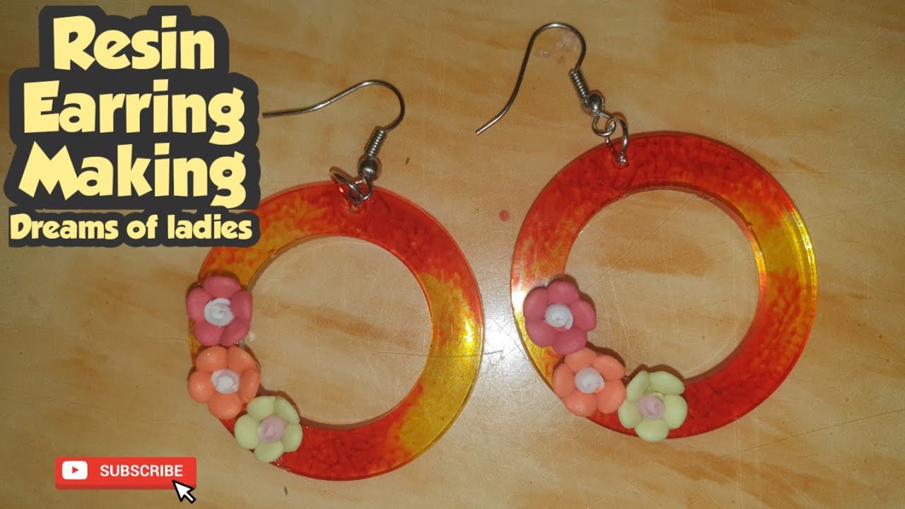 Resin Earring Making YouTube