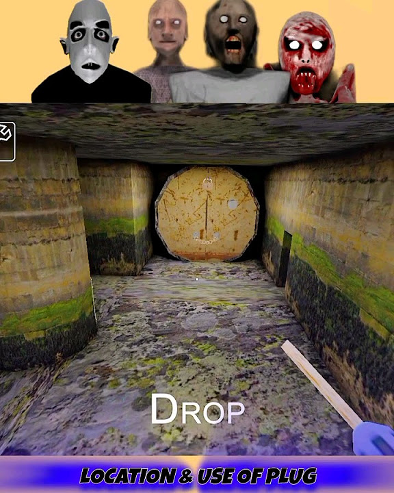 How to use and locate spark plug 🔌 in granny chapter v1.8 shortvideo granny grannykill games