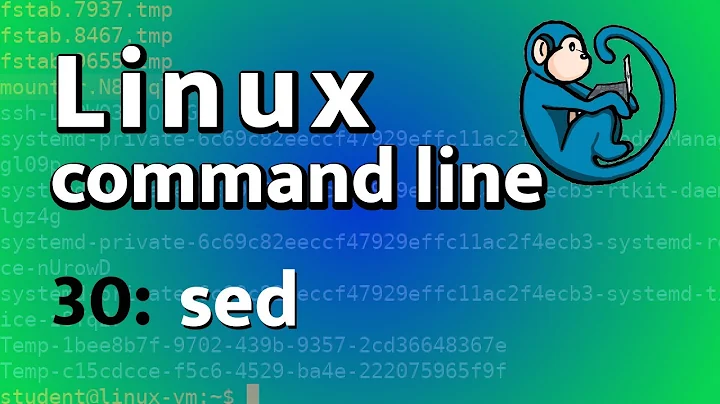 LCL 30 - sed - Linux Command Line tutorial for forensics
