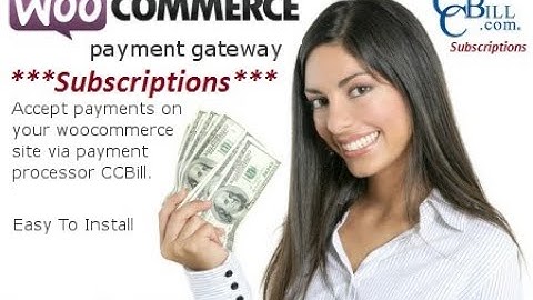CCBill Gateway for WooCommerce Subscriptions