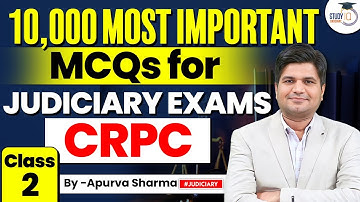 CrPC Most Important MCQs for Judiciary Exams | Class 2 | MCQs Free Series | By:- Apurva Sharma