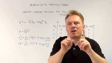 markowitz portfolio theory variance and standard deviation cfa-course.com