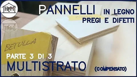 Cosa si intende per legno compensato?