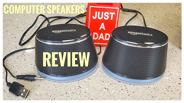 Amazon Basics USB Powered Computer Speakers Review