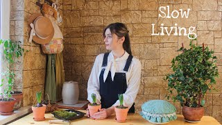 Soğuk Gün. Kırsalda Huzurlu Hayat. Şapka Dikelim Ve Poğaça Pişirelim