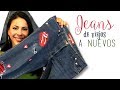 CUSTOMIZA TUS PANTALONES JEANS O MEZCLILLA DIY TIPS