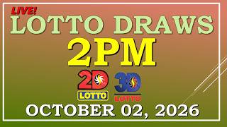 LOTTO RESULT 2PM DRAW ,  OCTOBER 02, 2026@LottoResultTV15K