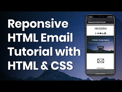 HTML Email Template Tutorial - Start to Finish with HTML & CSS