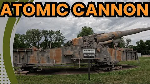 M65 Atomic Cannon. "Atomic Annie". A Cold War Relic.