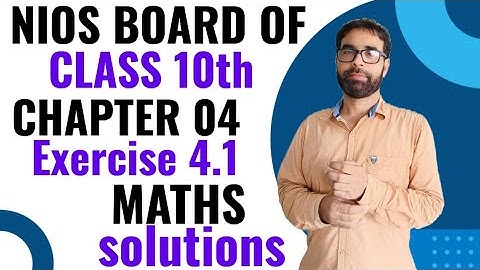 CHAPTER 04 NIOS BOARD OF  class10th | SPECIAL PRODUCT AND FACTORIZATION | exercise 4.1  |  ATIF SIR