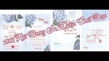 Chia Sẽ Cách Thay Đổi Nội Dung IN THIỆP CƯỚI Cho Người Mới Bắt Đầu /1001 Nội Dung IN THIỆP CƯỚI ĐẸP
