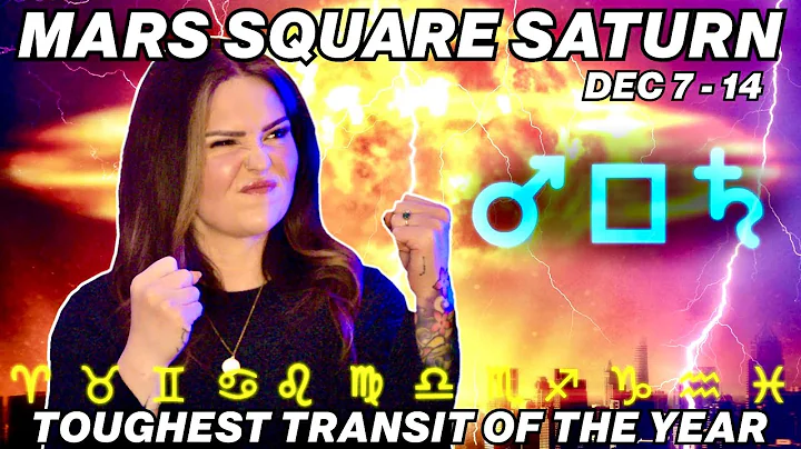 Mars Square Saturn 2025: The Toughest Transit of the Year Hits – All 12 Signs (Prepare Now!)