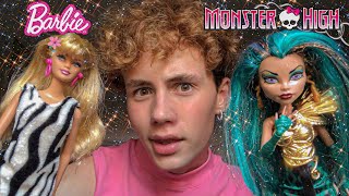 Как привести куклу в порядок ??🤧✨ | Barbie vs Monster High | сравнение двух Нефера де Нил 😮‍💨
