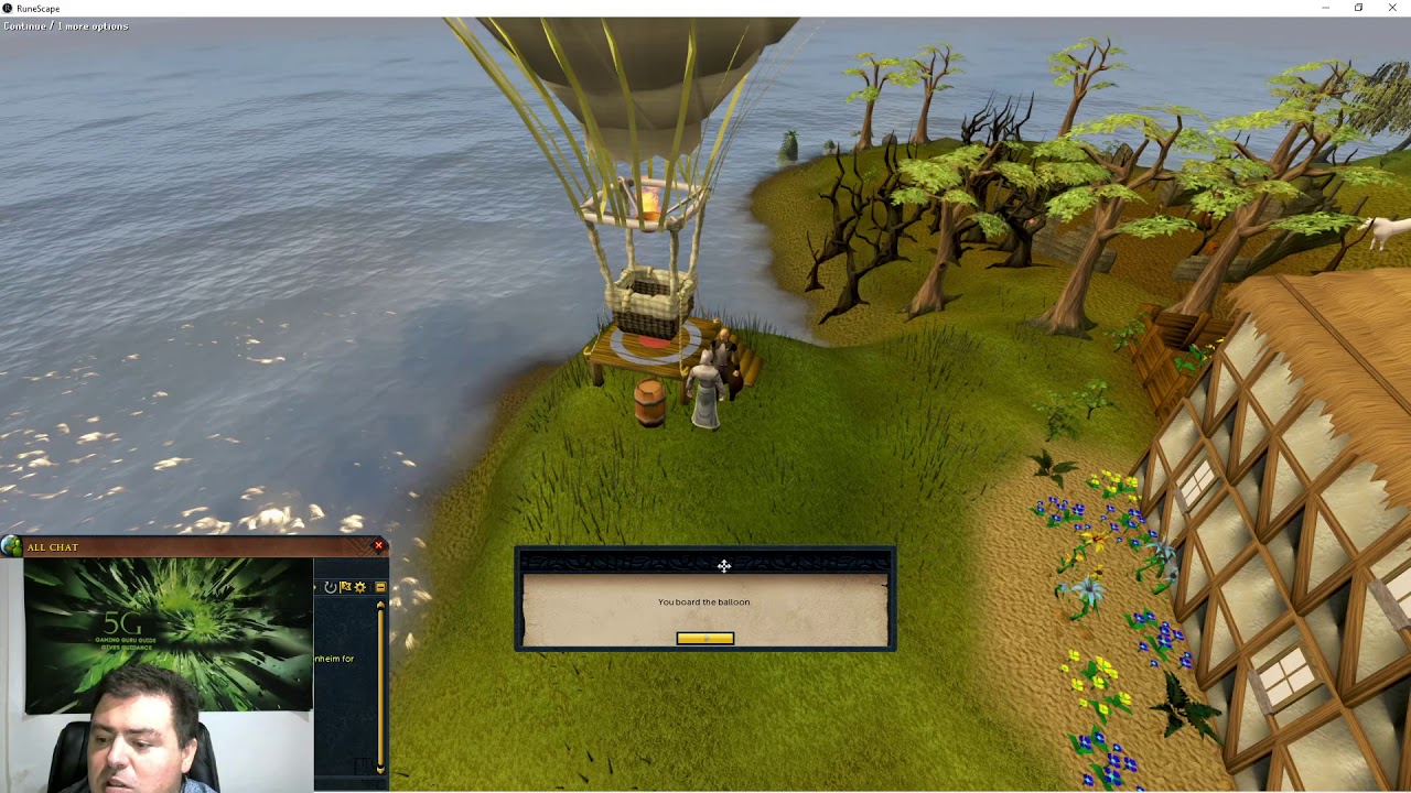 Runescape (RS3) Post quest Enlightened Journey balloon transport system YouTube