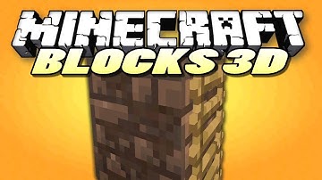 Minecraft Mods - Blocks 3D - 3D LADDERS (Minecraft Mod Showcase)