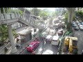 Random Thailand Videos - Phrom Phong Motorbikes riding on the pavement / sidewallk