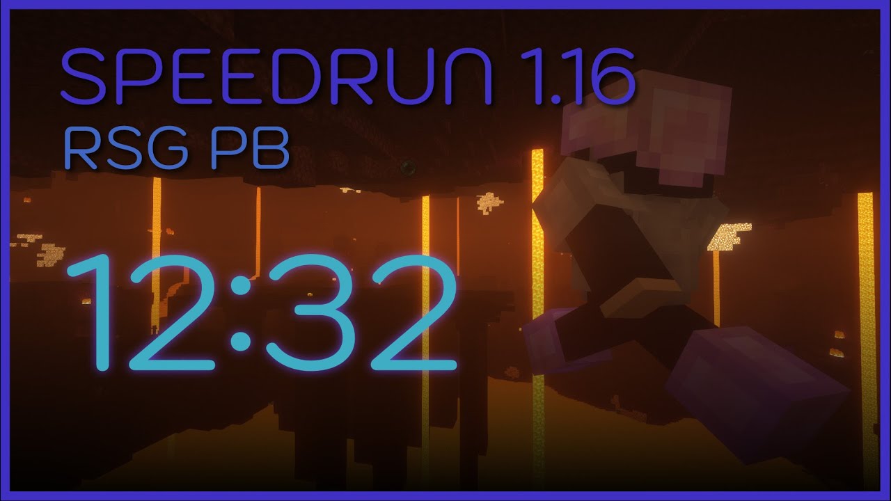 Minecraft Speedrun | Random Seed Any% Glitchless 1.16+ 12:32.850 - YouTube