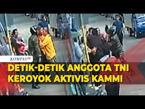 CCTV Aksi Oknum TNI AU Keroyok Aktivis KAMMI di Jaktim