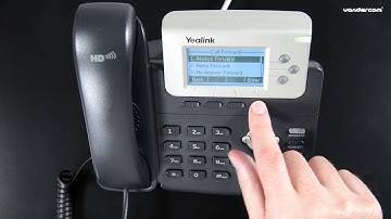 Yealink T22P Changing the Call Forward / Call Divert