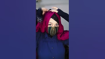 Simple Criss Cross Chiffon Hijab Style  For All Type Of Dress  🥰💖