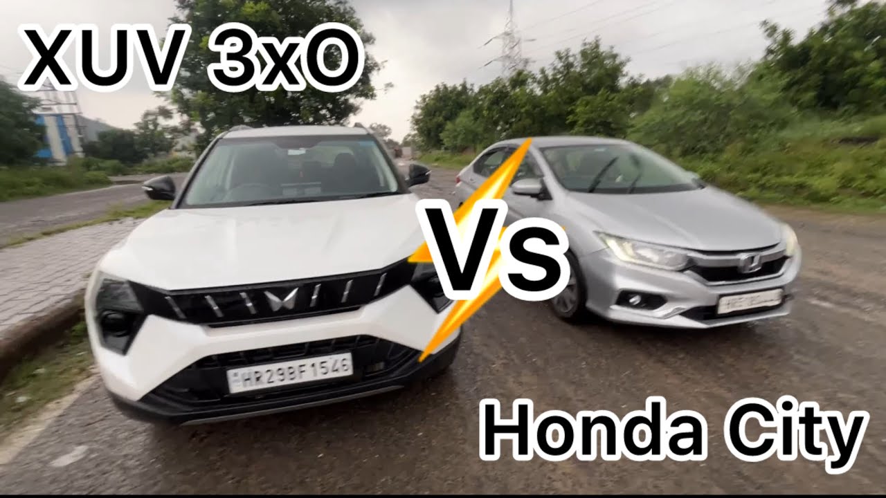 XUV3xo vs Honda City drag race 😱😱//@tseries @MrBeast #race #dragrace #trending #vlog #video #viral 