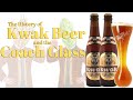 Kwak beer and the coach glass