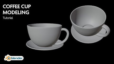 3D CUP 🍵 Model in blender | blender 3D Cup making | #3dmodel