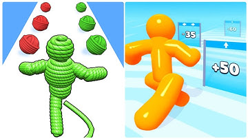 Rope Man 3D Vs Tall Man 3d🟤⚫️New Levels Big New Update Max Walkthrough Android iOS Gameplay