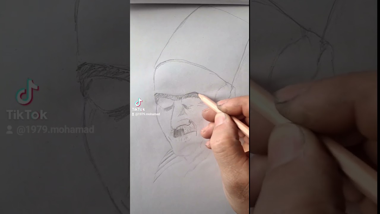 رسم شخصيات. اب نجيب