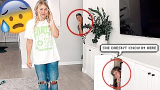 HOME ALONE PRANK ON WIFE!! *SO SCARED*