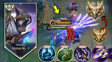 TOP GLOBAL HELCURT BEST GUIDE TO RANK UP FASTER IN 2025!!🔥( RECOMMEND BUILD AND EMBLEM ) MLBB