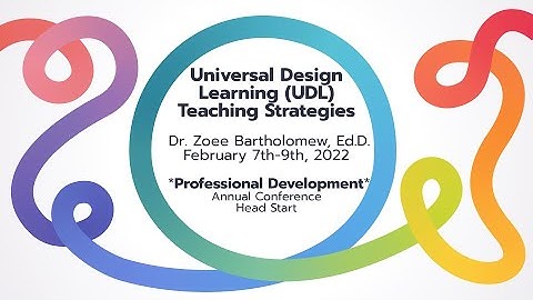 Universal Design Learning UDL Teaching Strategies