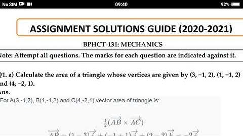 BPHCT 131 IGNOU SOLVED ASSIGNMENT 2020-21