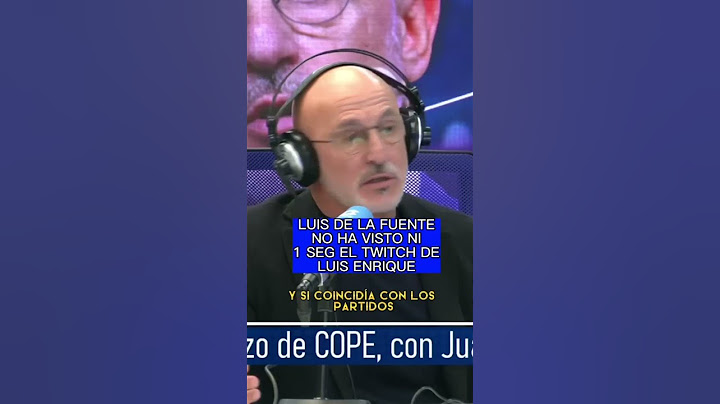 Luis de la Fuente NO ha visto a Luis Enrique en Twitch: "Tenía que ver otras cosas"