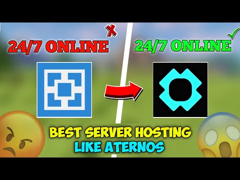 BEST SERVER HOSTING SITE LIKE ATERNOS | 24/7 JAVA+PE !😱 free minecraft server hosting #andero