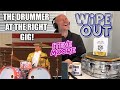 Drum Teacher Reaction: STEVE MOORE (Mad Drummer) 'This Drummer Is At The Wrong Gig' plays WIPE OUT!