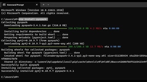 Pyspark : Getting started with Pyspark on Pycharm