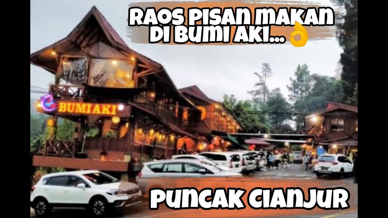 Berburu kuliner khas daerah || Rumah Makan Bumi Aki Puncak 