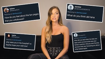 Answering the questions I