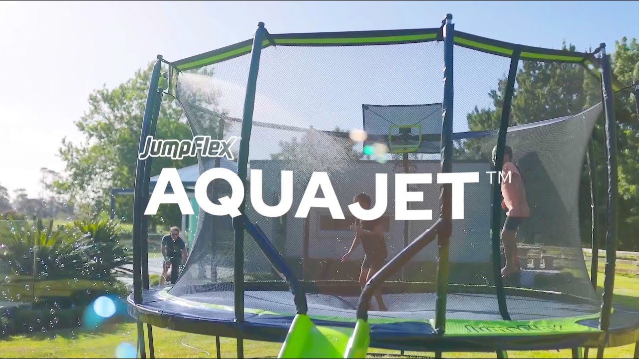 Jumpflex® AQUAJET™ Trampoline Sprinkler YouTube
