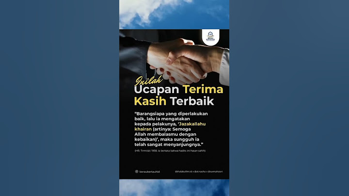 Ucapan terbaik untuk berterima kasih