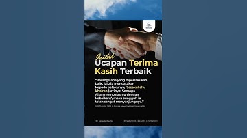Thumbnail of Ucapan terbaik untuk berterima kasih