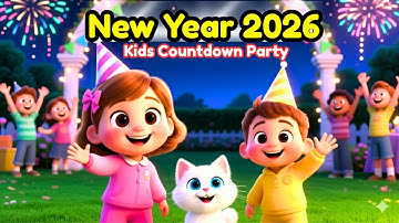 New Year 2026 Countdown for Kids! 🎉 Party Songs & Nursery Rhymes