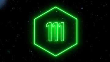 Green sota neon timer 111 seconds (countdown)