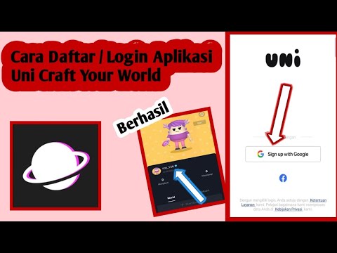 Cara Daftar Aplikasi Uni Craft Your World | Login Aplikasi Uni Craft Your World
